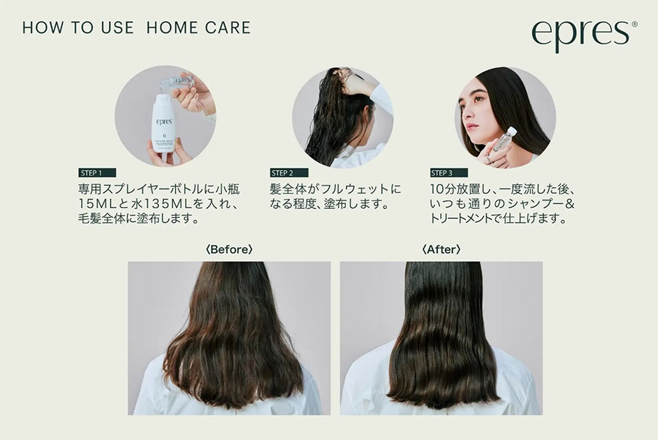 epresホームケアキットの使い方